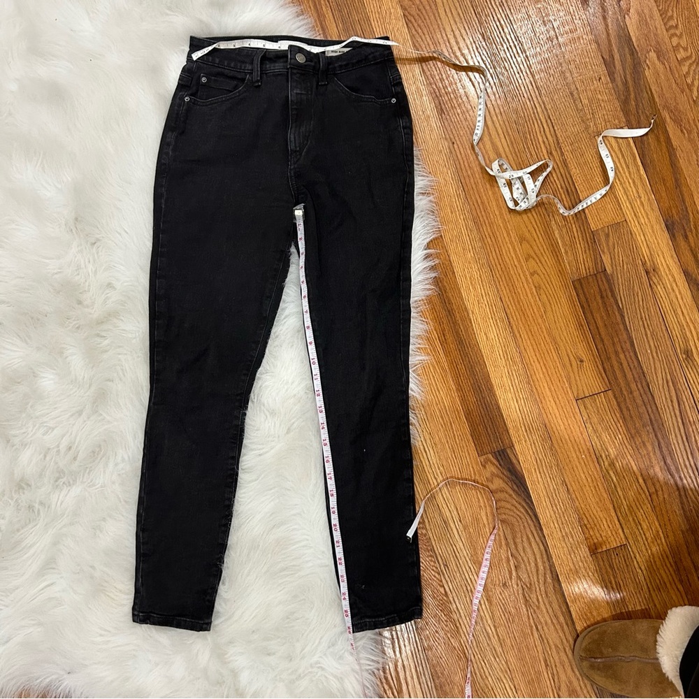 Guess Originals High Rise Skinny Jeans – Black (Size 27) - Picture 5 of 9